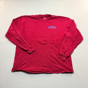 Red Tuna Shirt Club T-Shirt Mens Extra Large Red Excellent Fishing Charter Tee